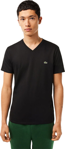 טי שירט Lacoste לגברים צווארון וי