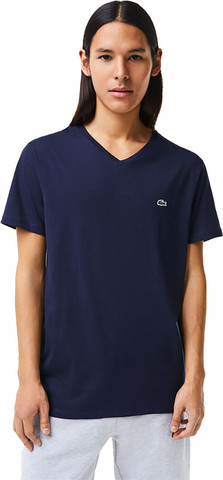 טי שירט Lacoste לגברים צווארון וי