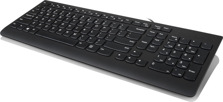 סט מקלדת ועכבר Lenovo 300 בצבע שחור