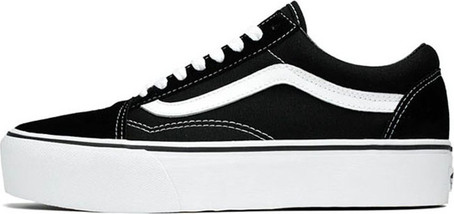 נעלי סניקרס Vans לנשים דגם Old Skool פלטפורמה