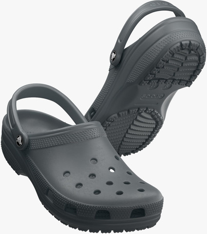 Crocs Classic - כפכפי קרוקס קלאסים בצבע אפור סלאט