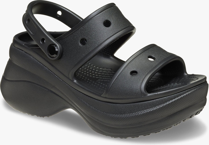 Crocs Women's Classic Bae Sandal - סנדלי פלטפורמה ביי קרוקס לנשים בצבע שחור