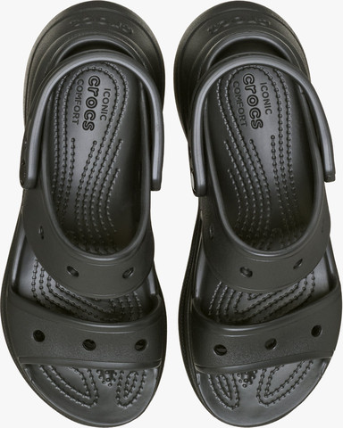 Crocs Women's Classic Bae Sandal - סנדלי פלטפורמה ביי קרוקס לנשים בצבע שחור