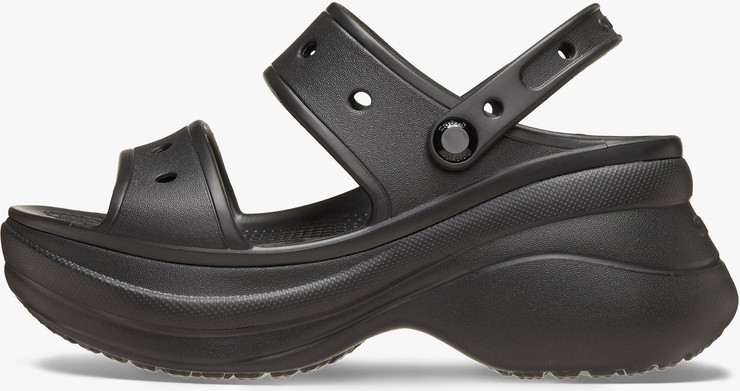 Crocs Women's Classic Bae Sandal - סנדלי פלטפורמה ביי קרוקס לנשים בצבע שחור