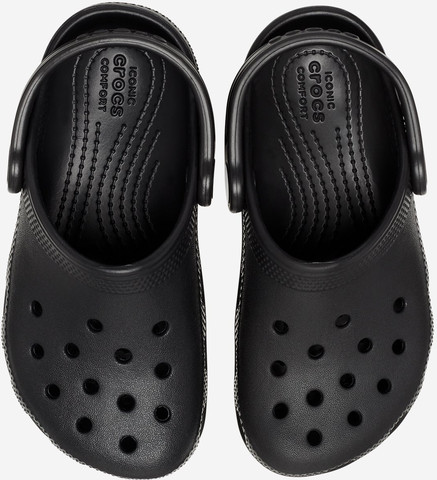 Crocs Classic Clog K - כפכפי קרוקס קלאסיים לילדים בצבע שחור