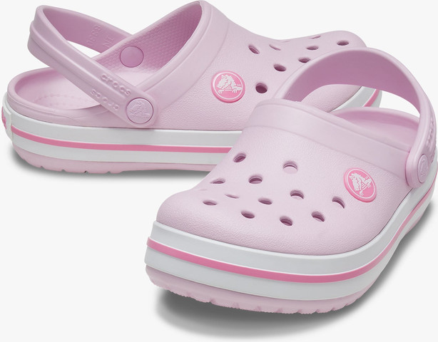Crocs CrocBand Clog T - כפכפים לילדים קרוקס קרוקבנד בצבע בלרינה/ורוד מידות קטנות