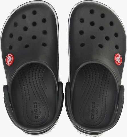 Crocs Crocband Clog K - כפכפי קרוקבנד קרוקס לילדים בצבע שחור