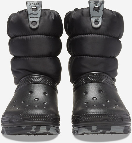 Crocs Classic Neo Puff Boot K - מגפיים לילדים קרוקס בצבע שחור