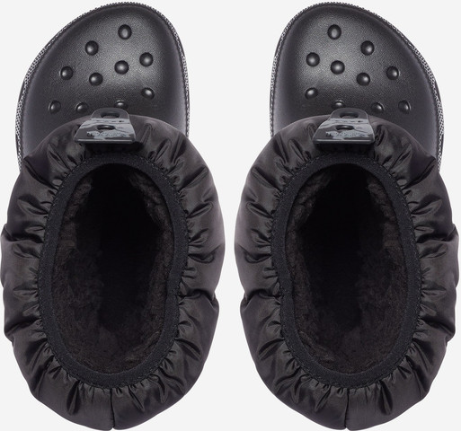 Crocs Classic Neo Puff Boot K - מגפיים לילדים קרוקס בצבע שחור