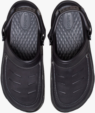 Crocs Yukon Vista II LR Clog M -  כפכפי  קרוקס יוקון ויסטה לגברים בצבע שחור/אפור