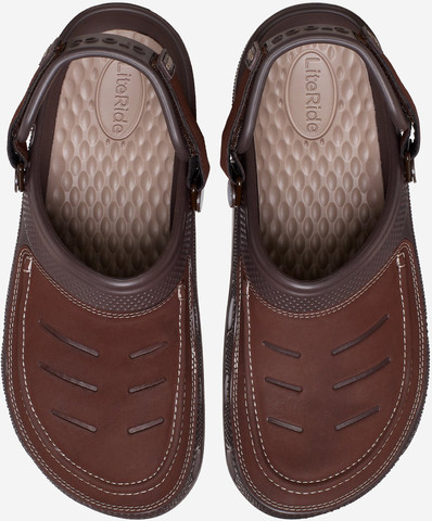 Crocs Yukon Vista II LR Clog M - כפכפי  קרוקס יוקון ויסטה לגברים בצבע אספרסו/משרום