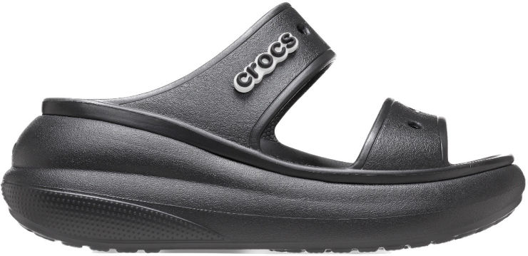 Crocs Classic Crush Sandal - כפכפי קרוקס קלאסיק קראש בצבע שחור לנשים