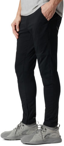 מכנסי טיולים ארוכים לגברים Tech Trail Hiker 32 Black
