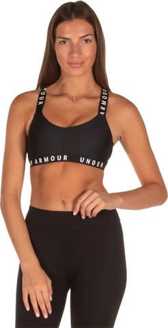 חזיית ספורט Under Armour לנשים דגם Wordmark Strappy