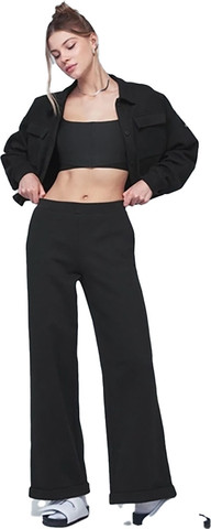 מכנסי Alo Yoga לנשים דגם Alolux High-Waist Soho Wide Leg