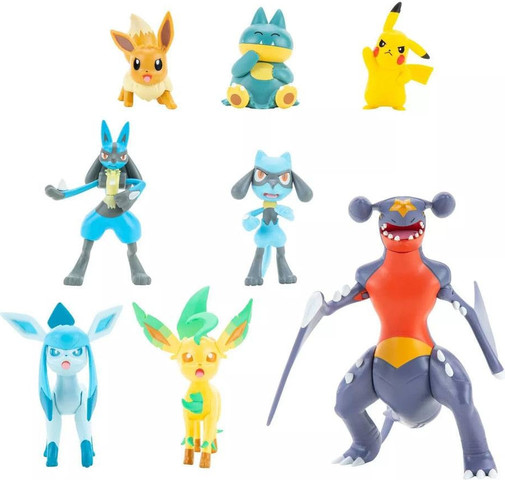 סט 8 דמויות פוקימון | Pokemon Battle Ready 8 Figure Multi Pack