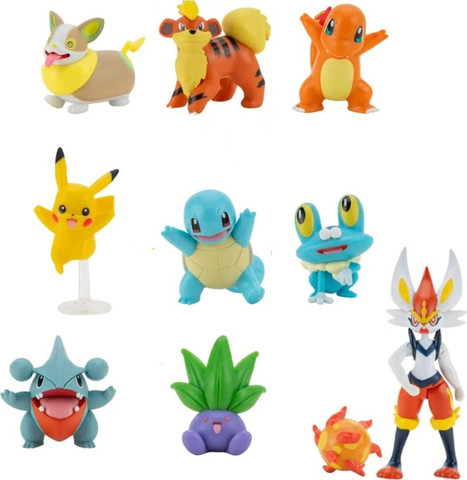 סט 10 דמויות פוקימון | Pokemon Battle Ready 10 Figure Multi Pack
