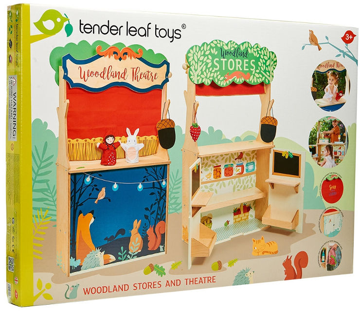 חנות WOODLAND ותאטרון בובות עץ לילדים