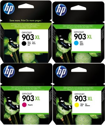 סט ראשי דיו מקוריים HP 903XL (825 דפים)