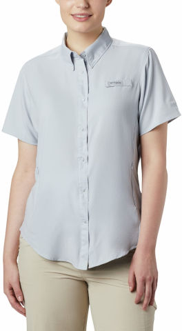 חולצה קצרה לנשים W Tamiami II S/S cirrus grey