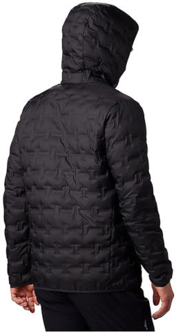 מעיל פוך לגברים Delta Ridge Down Hooded M Black