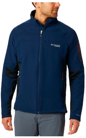 מעיל סופטשל לגברים Titan Ridge 2.0 Hybrid c_navy/black