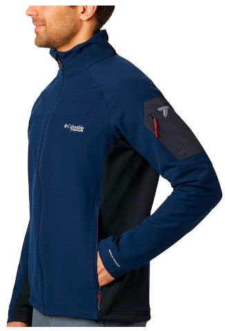 מעיל סופטשל לגברים Titan Ridge 2.0 Hybrid c_navy/black