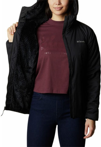 מעיל סופטשל מבודד לנשים Kruser Ridge II Plush Softshell Black
