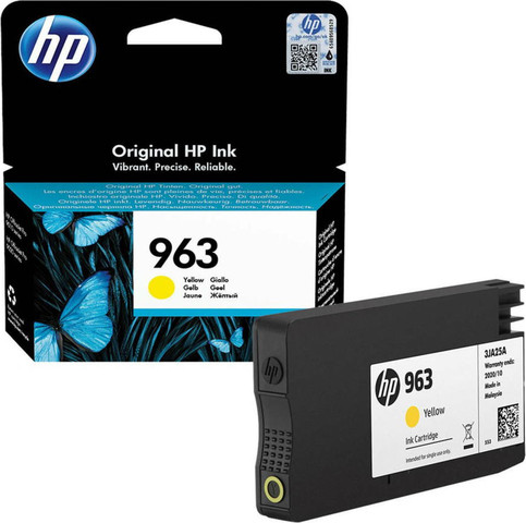 ראש דיו צהוב מקורי HP אייץ' פי 3JA25AE 963
