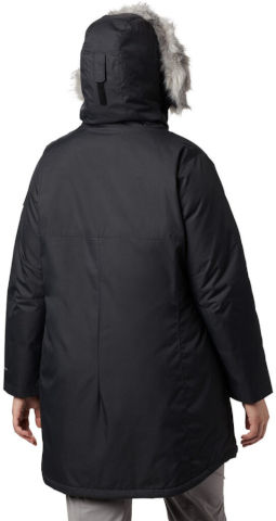 מעיל מבודד ארוך במידות גדולות לנשים Suttle Mountain Long Ins Black