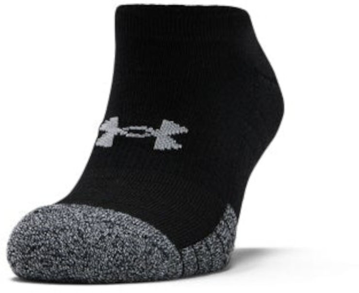 Under Armour No Show Socks 3-Pack גרבי ספורט לגבר אנדר ארמור גרביים נסתרות גרביים חצאיות מארז שלישיה קצרות צבע שחור