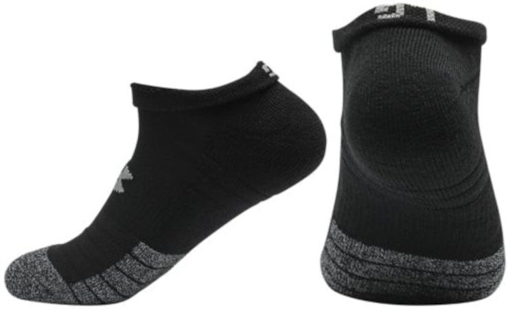 Under Armour No Show Socks 3-Pack גרבי ספורט לגבר אנדר ארמור גרביים נסתרות גרביים חצאיות מארז שלישיה קצרות צבע שחור