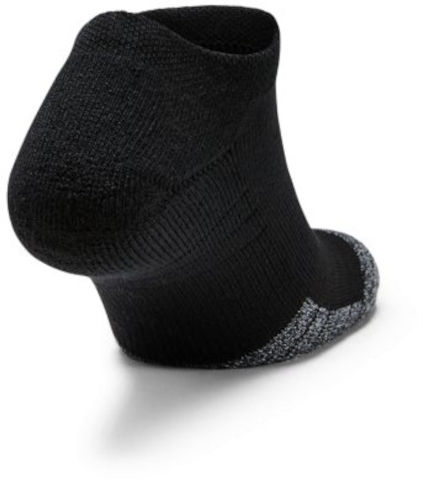 Under Armour No Show Socks 3-Pack גרבי ספורט לגבר אנדר ארמור גרביים נסתרות גרביים חצאיות מארז שלישיה קצרות צבע שחור