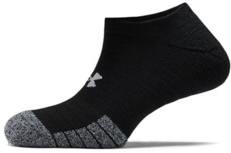 Under Armour No Show Socks 3-Pack גרבי ספורט לגבר אנדר ארמור גרביים נסתרות גרביים חצאיות מארז שלישיה קצרות צבע שחור