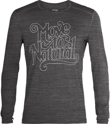 חולצה תרמית ארוכה לגברים M 200 Oasis L/S Move To Natural