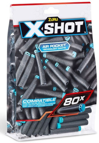 חבילת 80 חיצים Air Pocket Technology לרובים ואקדחים