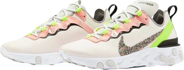 נעלי ריצה Nike לנשים ונוער דגם React Element 55 Prm