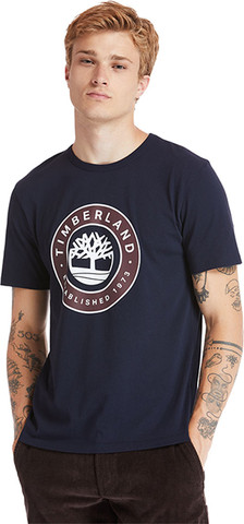 טי שירט שרוול קצר TIMBERLAND לגבר דגם SS Tree Logo T Bouncle DA