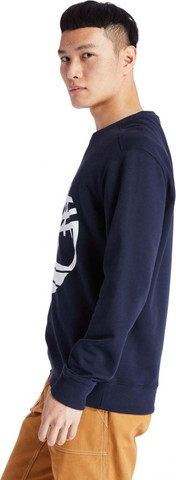 סווטשירט Timberland לגברים דגם Logo Tree Crookneck