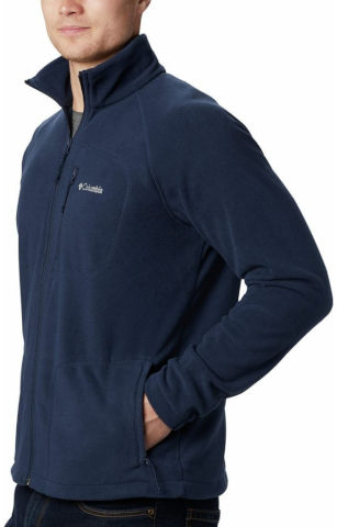 מעיל פליס לגברים במידות גדולות Fast Trek Full Zip Navy