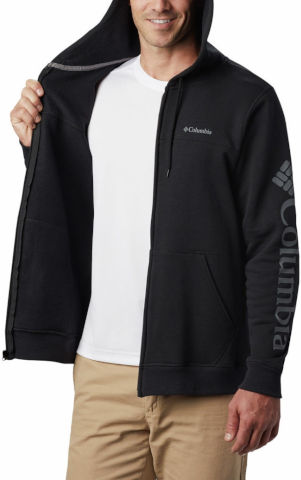 סווטשירט לגברים Columbia Logo Fleece Full Zip
