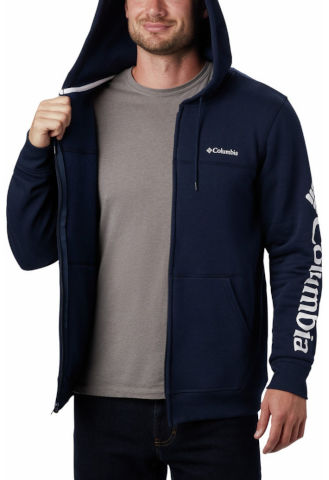 סווטשירט לגברים Columbia Logo Fleece Full Zip