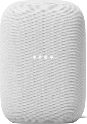 רמקול חכם משולב עוזרת קולית Google גוגל Nest Audio אפור בהיר