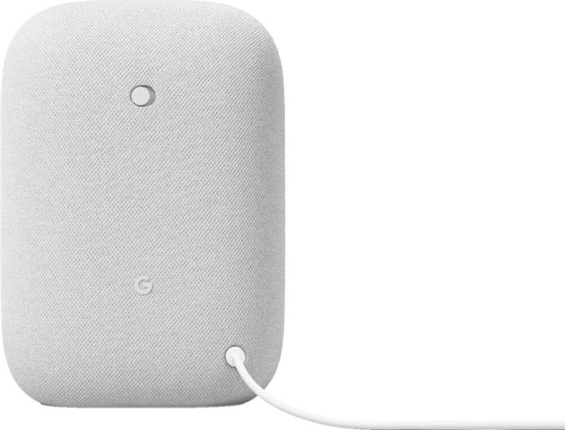 רמקול חכם משולב עוזרת קולית Google גוגל Nest Audio אפור בהיר