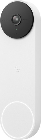 פעמון דלת חכם משולב מצלמה Google גוגל Nest Doorbell 2Gen  לבן גרסת סוללה