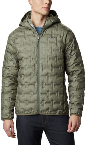 מעיל פוך לגברים Delta Ridge Down Hooded M Stone Green