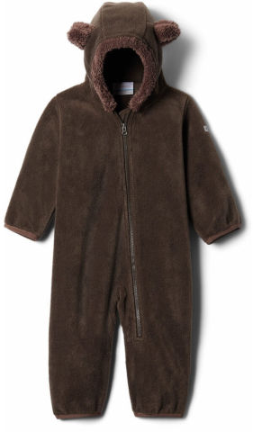 סרבל פליס מלא לתינוקות Tiny Bear Bunting bark