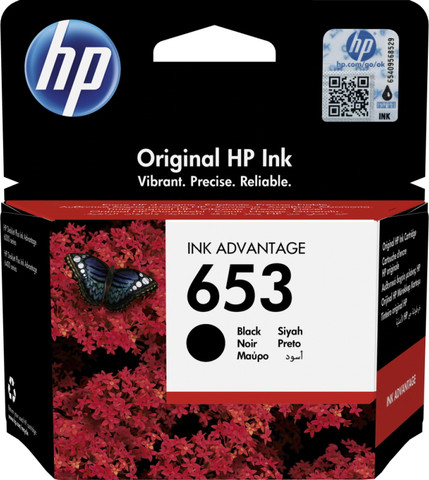 ראש דיו שחור מקורי HP אייץ' פי 3YM75AE 653