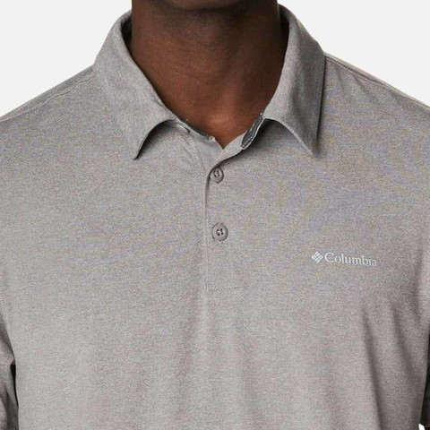 חולצת פולו לגברים Tech Trail Polo boulder/black