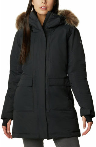 מעיל מבודד ארוך לנשים Little Si Insulated Parka Black